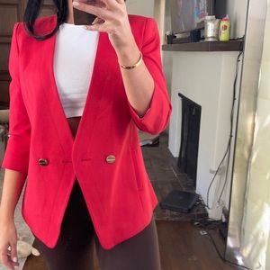 Red blazer